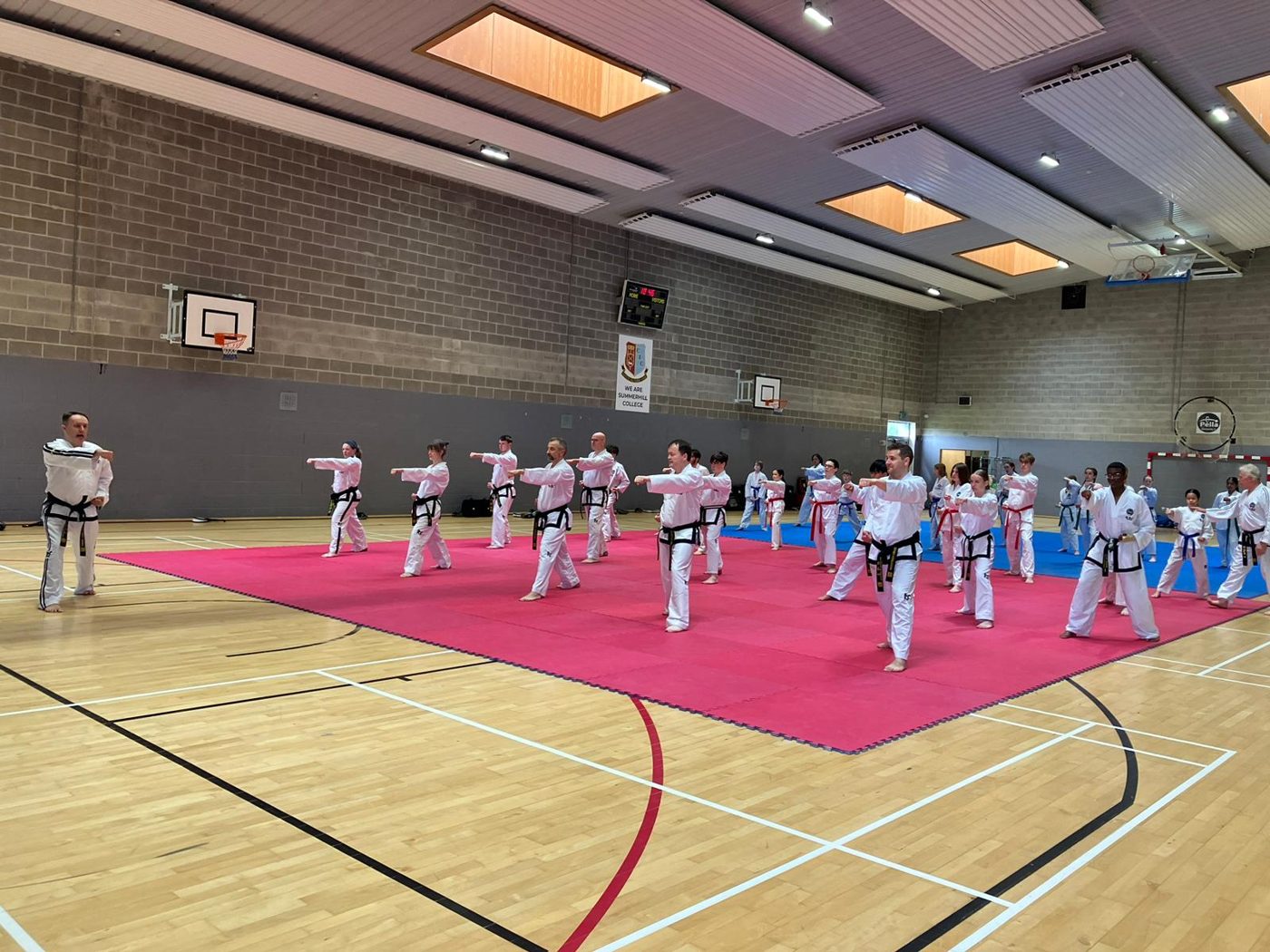 A full hall in Sligo, training together every week
