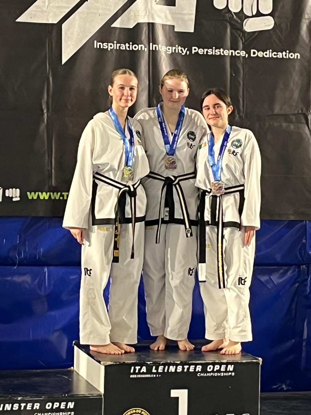 Leinster Open — three of our own on the boxes