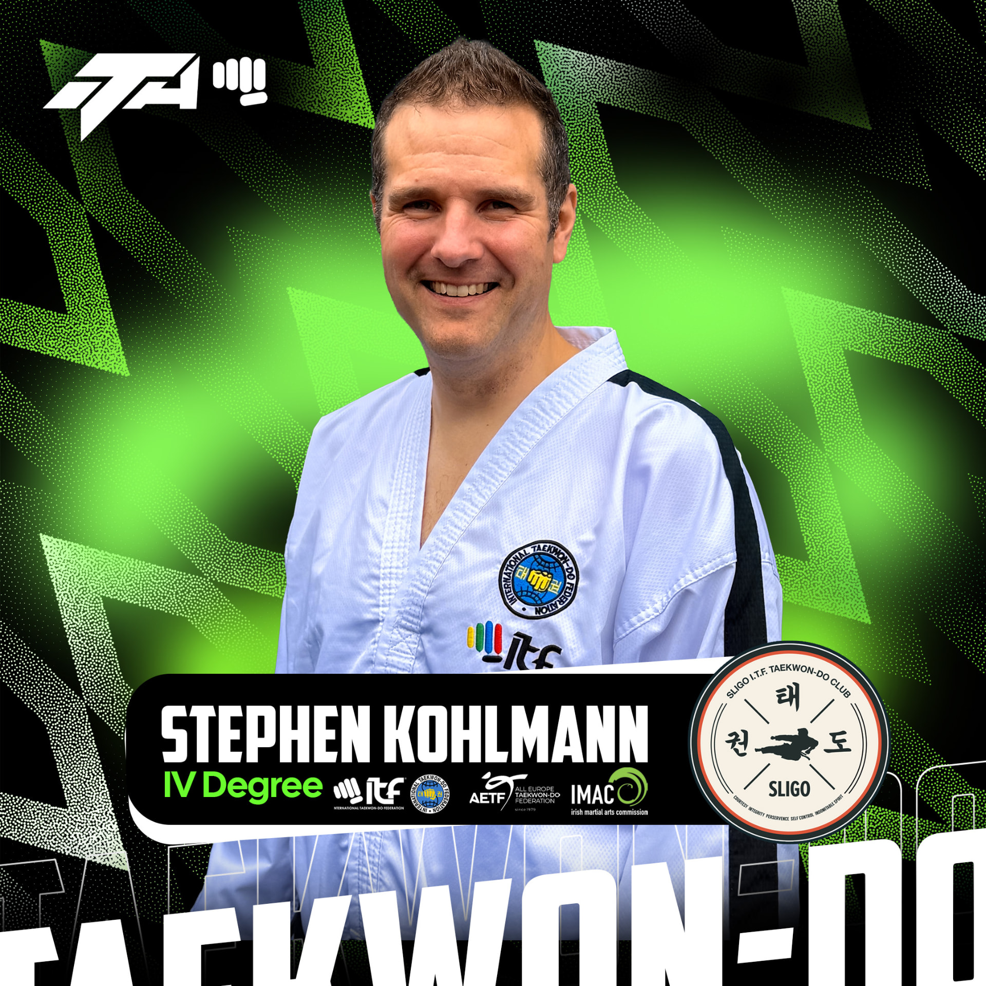 Stephen Kohlmann at Sligo ITF Taekwon-Do