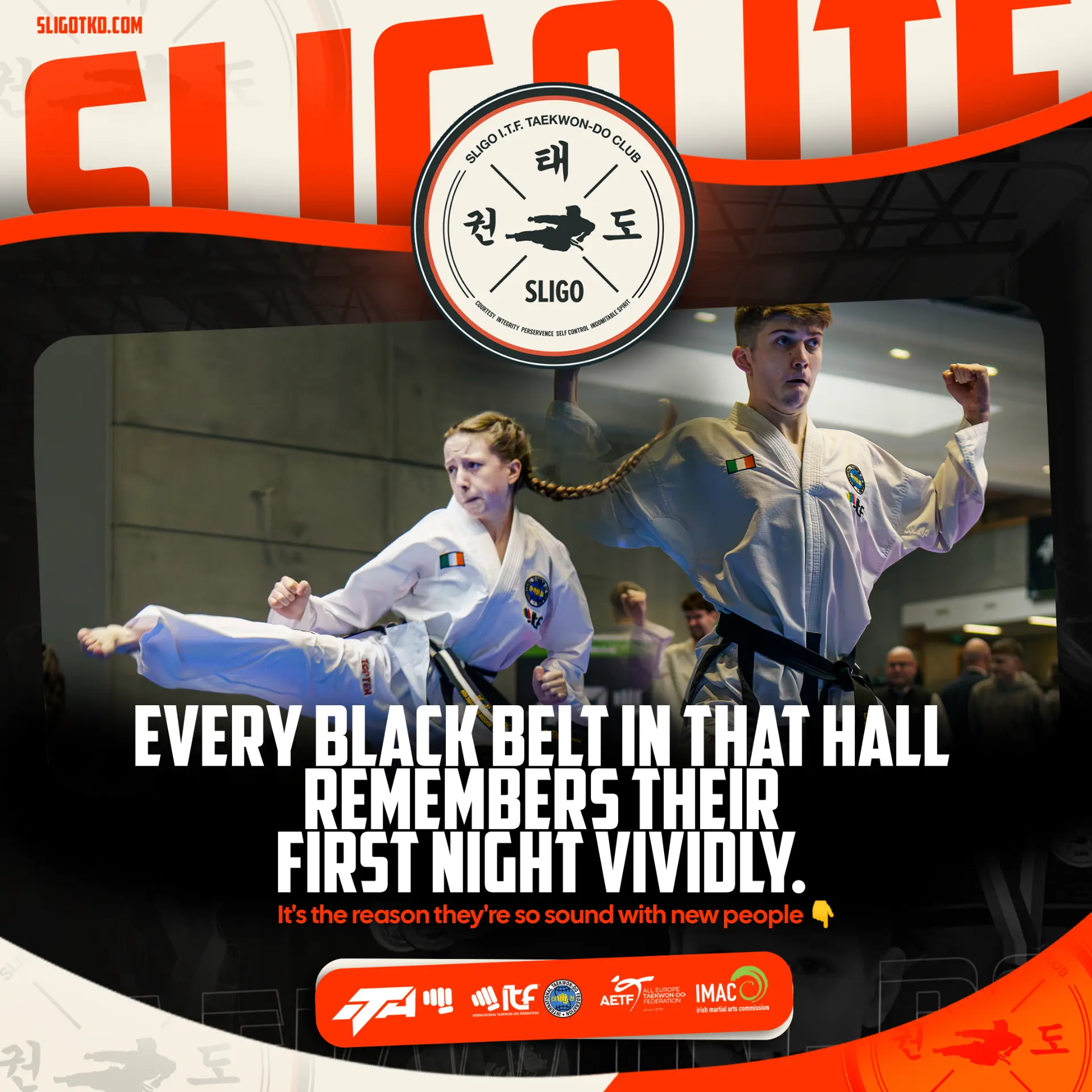 Every black belt remembers their first night vividly